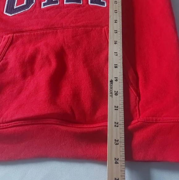 Gap Sweatshirt youth boys Logo hoodie red size XXL 14/16 - Picture 2 of 6